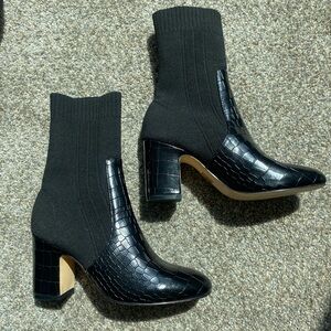 Anna Fontaine Black Noemie Boot, size 38